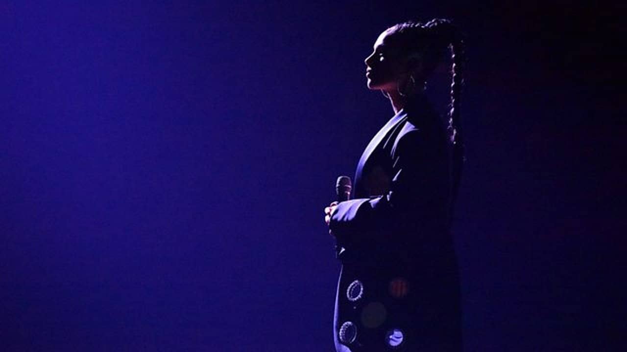 Alicia Keys Rocks New Year's Eve backdrop