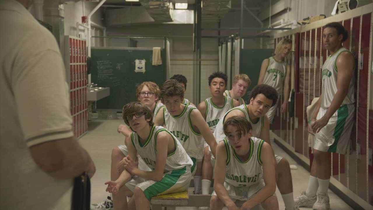 Events Transpiring Before, During, and After a High School Basketball Game backdrop