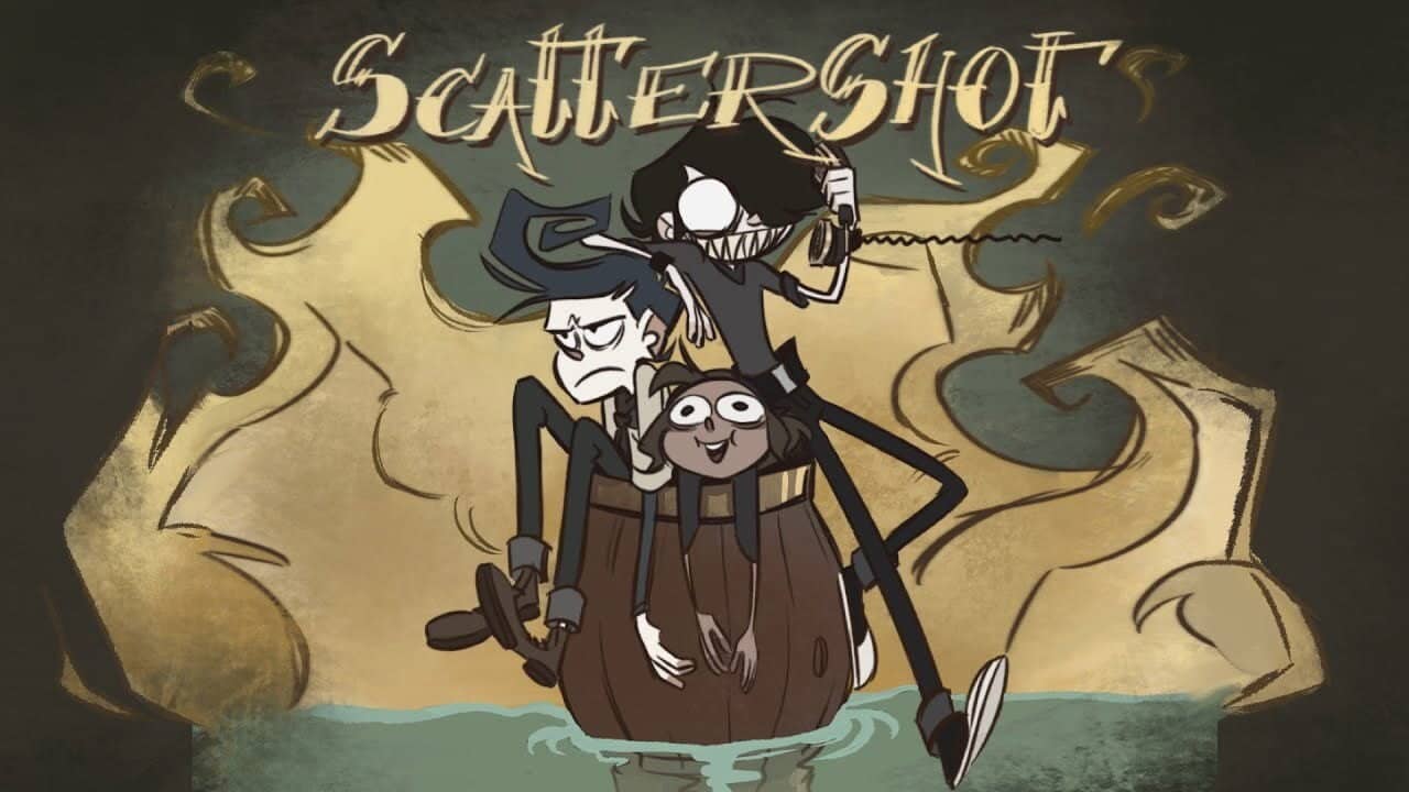 Scattershot backdrop