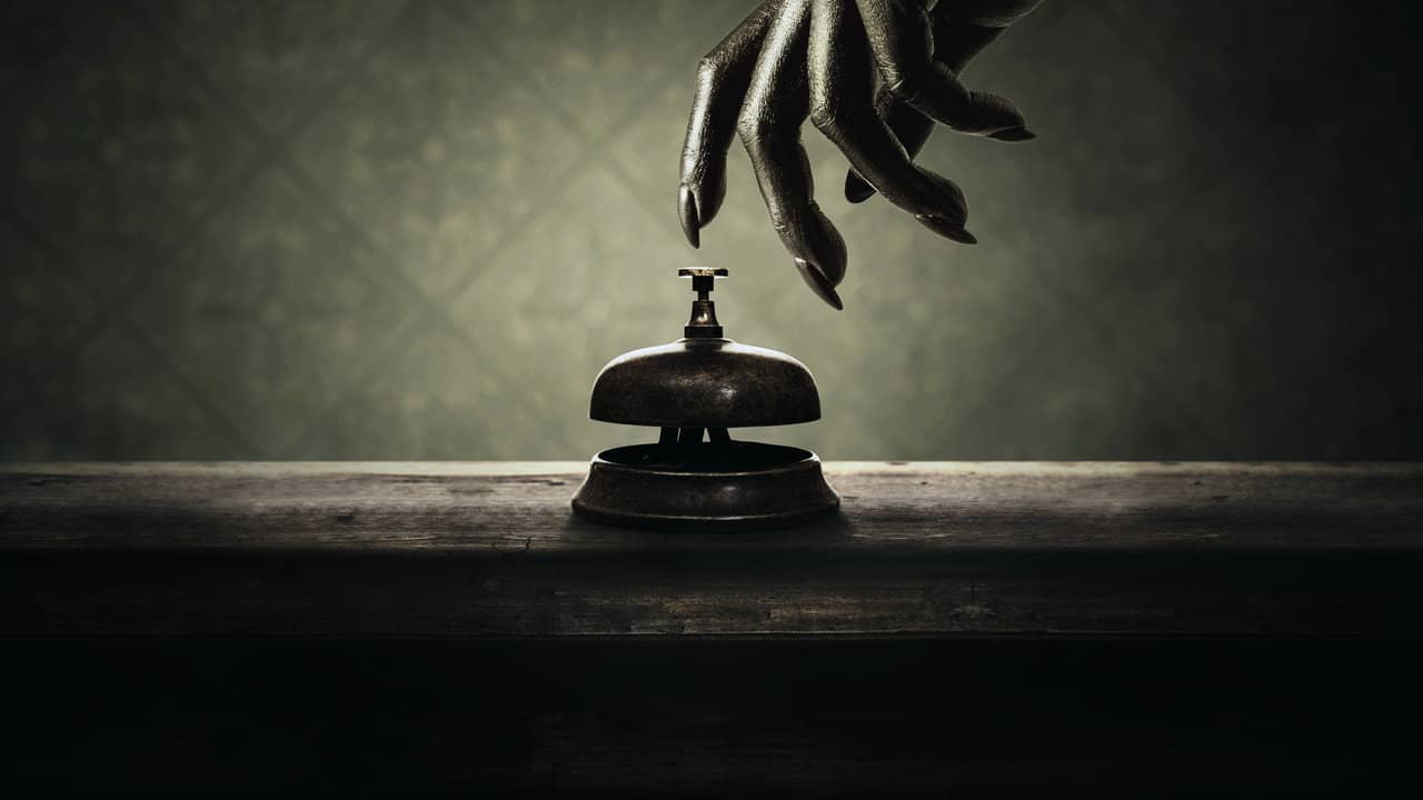 Hotel Paranormal backdrop
