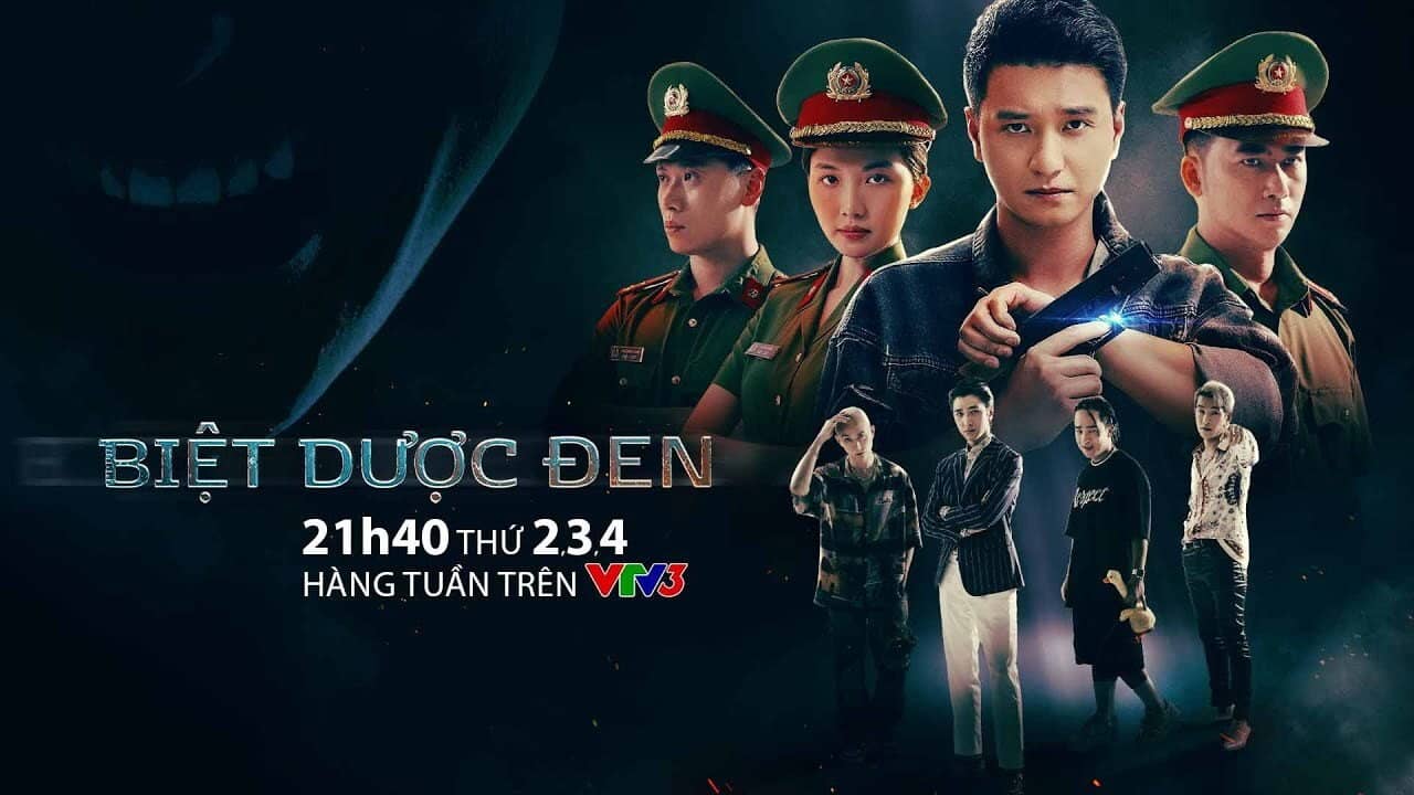 Biệt dược đen backdrop