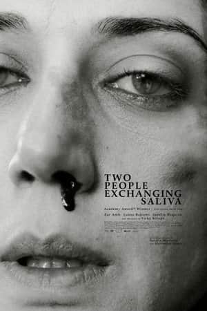 Two People Exchanging Saliva