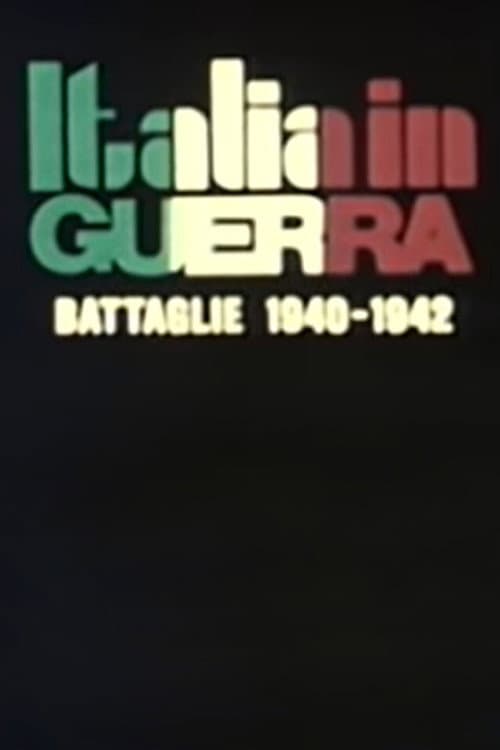 Italy at War: 1940-1942 Battles Season 1 poster